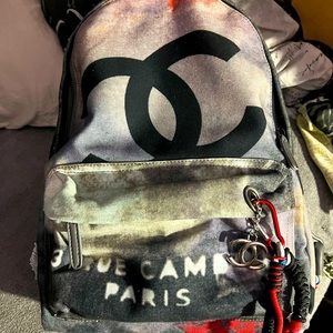 Chanel Graffiti Backpack